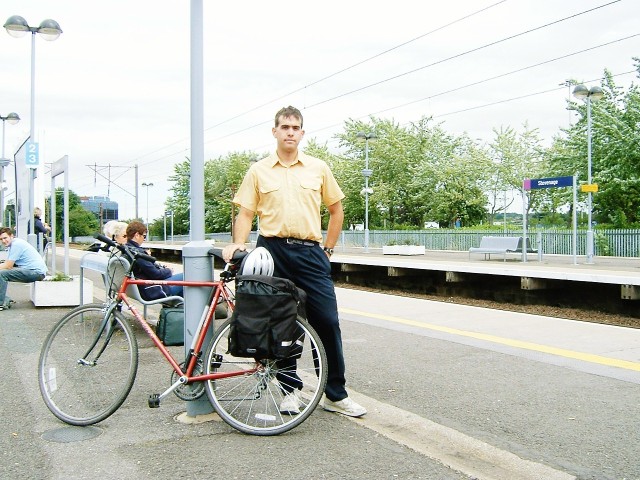 Waiting for a train from Stevenage to Newcastle. This was as far as one of the panniers made it befo...