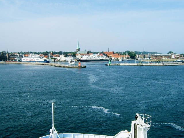 Helsingr, seen from the ferry from Helsingborg.