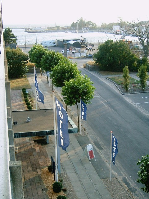 The sea at Rdbyhavn, seen from the hotel.