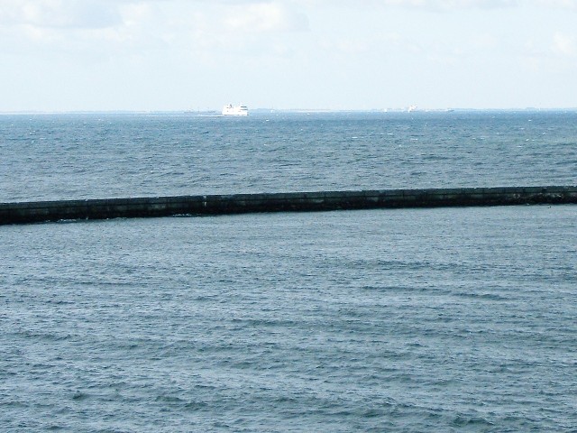 The German coast, seen from R�dbyhavn.