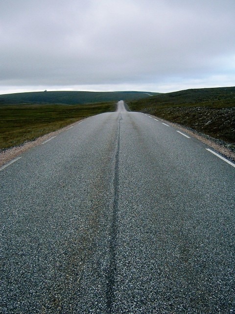 The road across the island of Magerya to the North Cape.