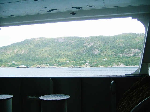 The view from my cabin.