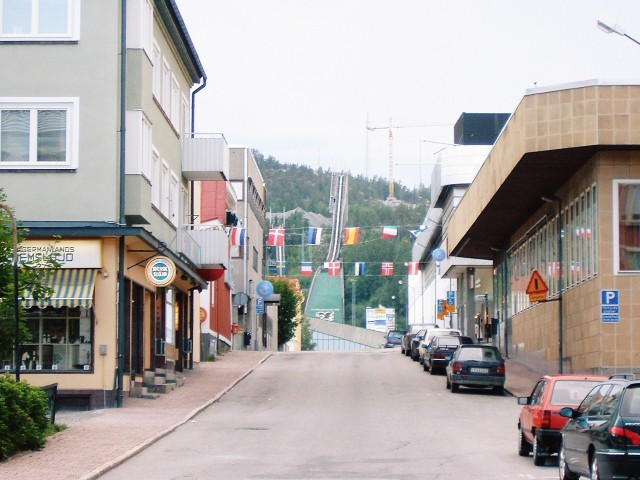 The ski-jump in rnskldsvik.