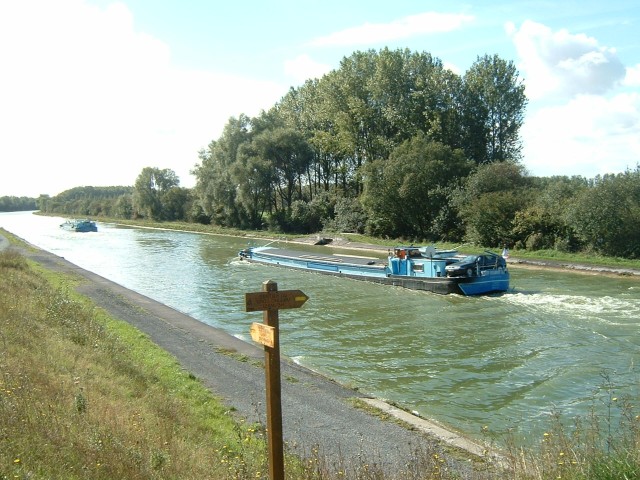 The Northern Canal, near a place with the improbable name of Sauchy-Cauchy.