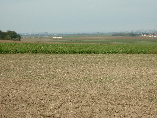 Amiens, seen from a distance. I didn't get much closer to it than this. Unusually, the wind was in m...