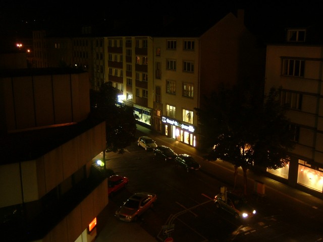 Koblenz by night. Dark, isn't it?