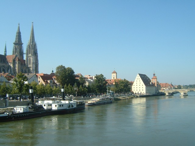 Regensburg. I tried to book a room here for last night but the hotel was full. That didn't matter th...
