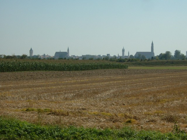 Straubing, seen from a distance.