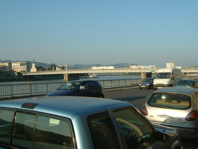 The river in Linz.