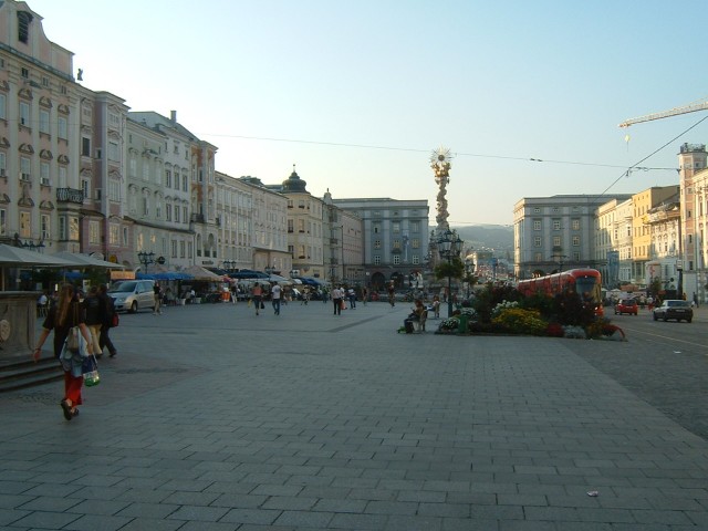 Linz's main square.