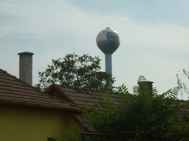 The water tower in Forrskt. Every village had one but they weren't normally emblazoned with the co...