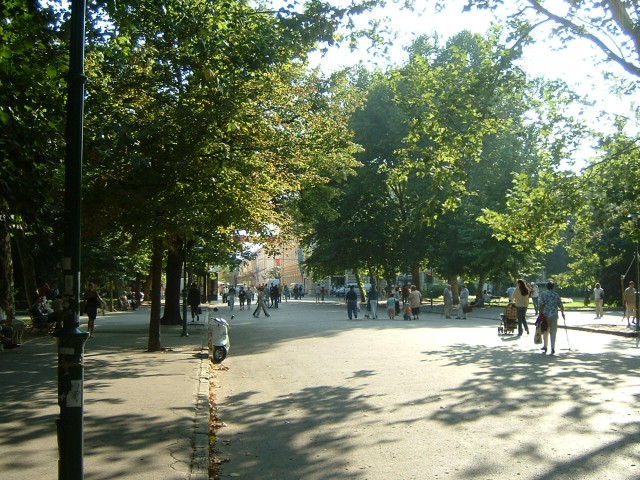 Szchenyi Square in Szeged.