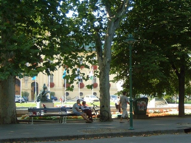 Szchenyi Square in Szeged.
