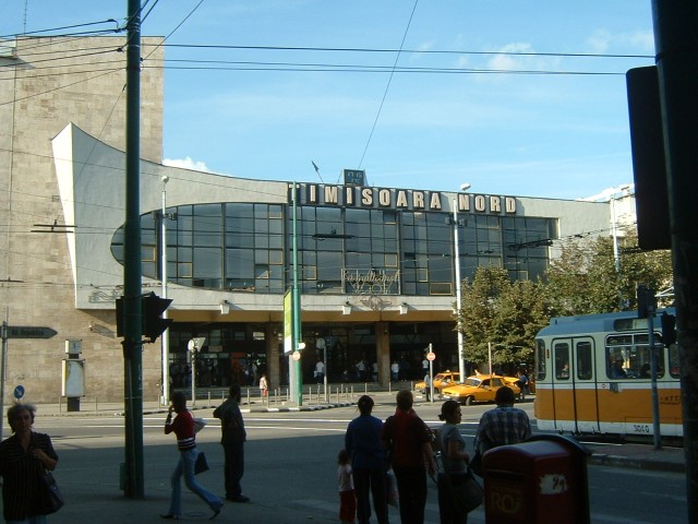 Timisoara's North Station which, slightly confusingly, is to the south-west of the city centre.