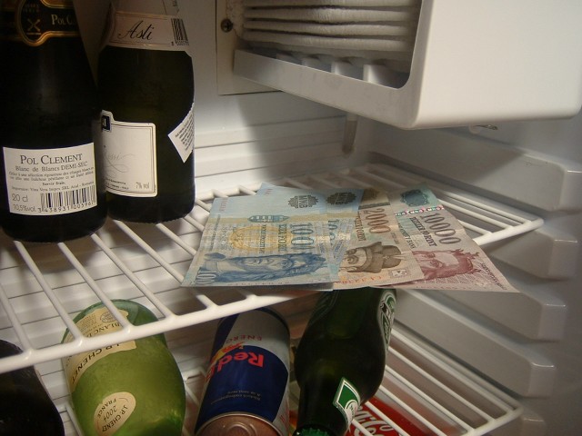 "I've got fourteen thousand forints in my fridge," to mis-quote Eric Idle. This is Hungari...