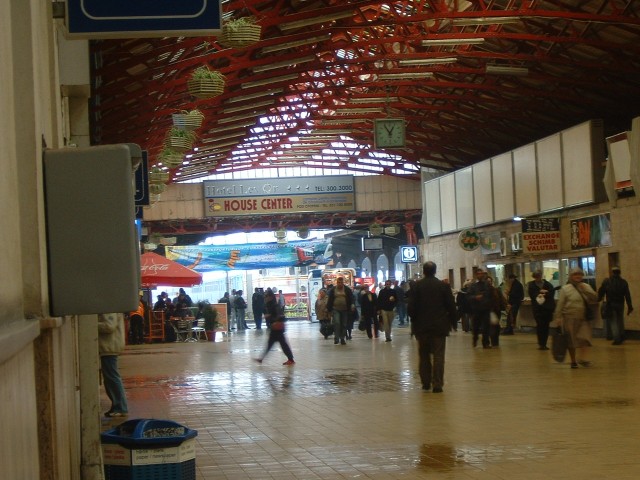 Bucharest's main station, the "Gara de Nord".