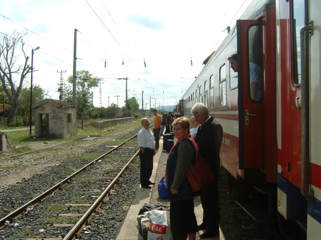 The guard spent a while getting me to unpack my bags and then told me that another train was about t...