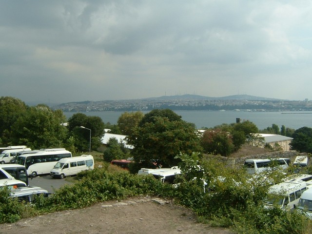 Another view across the Bosphorus, from the car park of the Topkapi Palace.