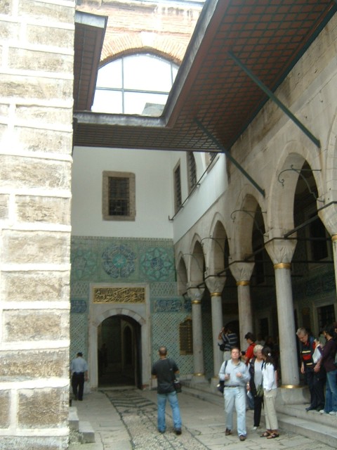 The Courtyard of the Black Eunuchs in the Harem.