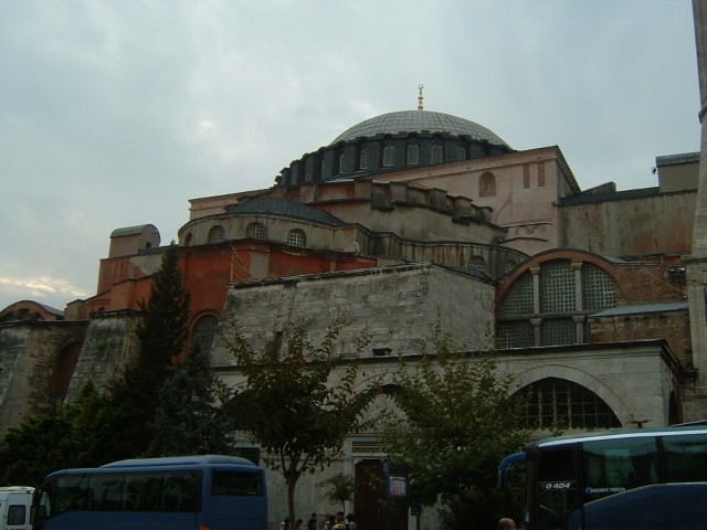The Aya Sofya museum, which has been a mosque and a cathedral in its time. I decided to put off goin...