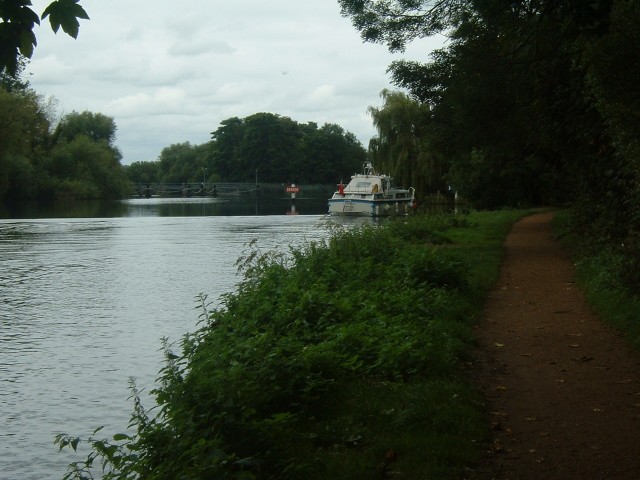 The Thames again, just before Sonning Lock.