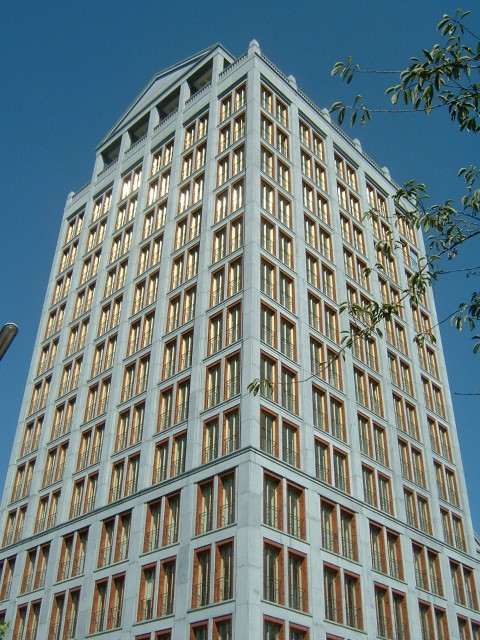 Just a building. I stopped here to eat some of the fruit from that shop.