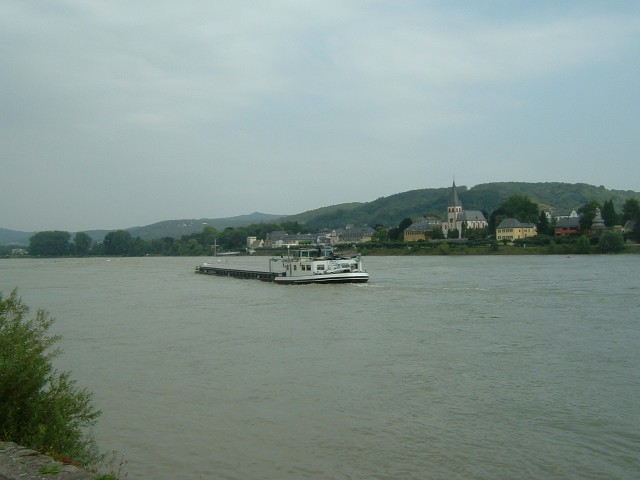 There's a German village, looking German.