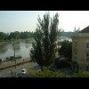 This is the Tisza River, which comes from the Ukraine and, not far downstream of here, flows into Se...