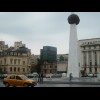 Revolution Square. On the right is the Senate, which was the Communist Party building before the rev...