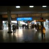 Inside the station. I don't want to catch a train; I just came in here for the amusement of seeing T...