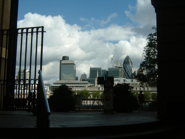 London, seen from inside a fancy shopping arcade. It had been remarkably quick and easy to find a sh...