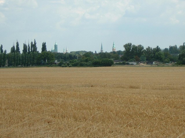 A view of Braunschweig, today's half-way town.