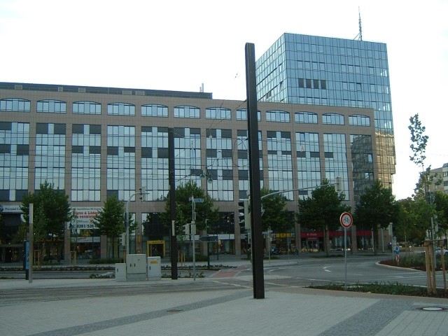 University Square in Magdeburg.