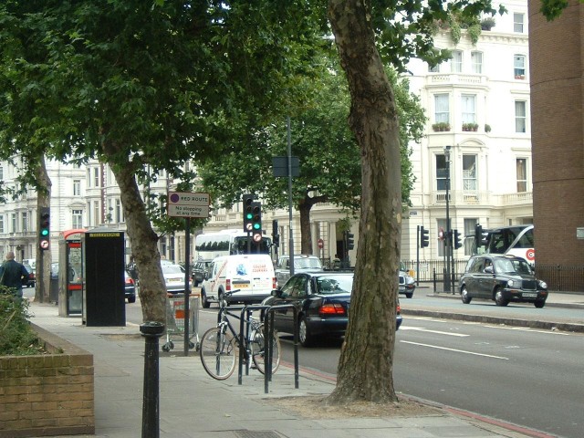 My bike in Kensington.