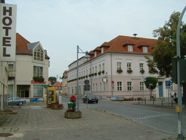 Mncheberg, a small town on the way to the Polish border.