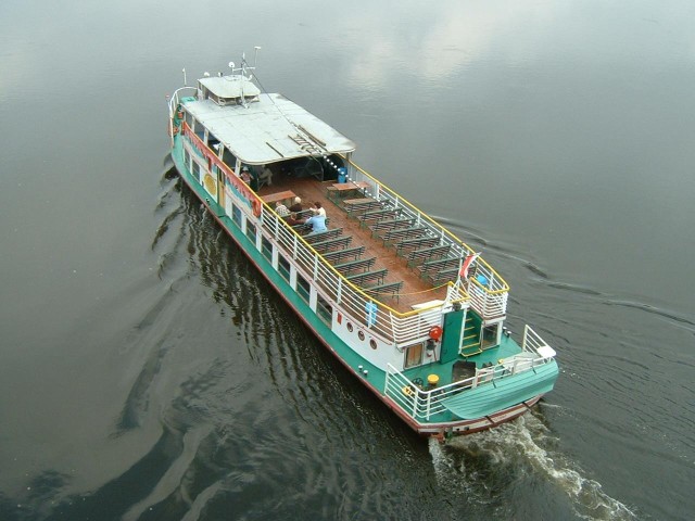 A tourist boat on the Vistula.