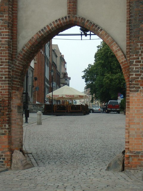 One of the gates of the old town.