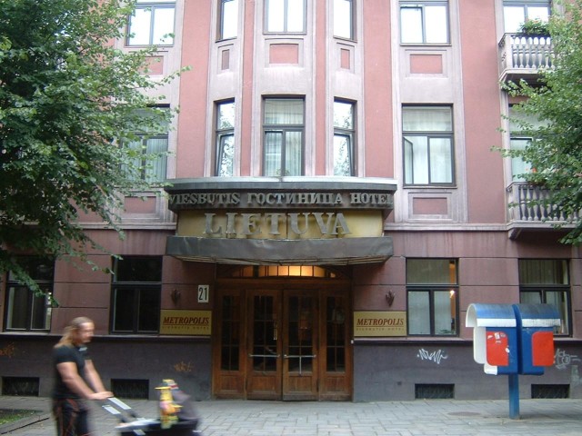 The front of the hotel. When I first saw it, I wasn't convinced that it was open. I'm not sure why; ...