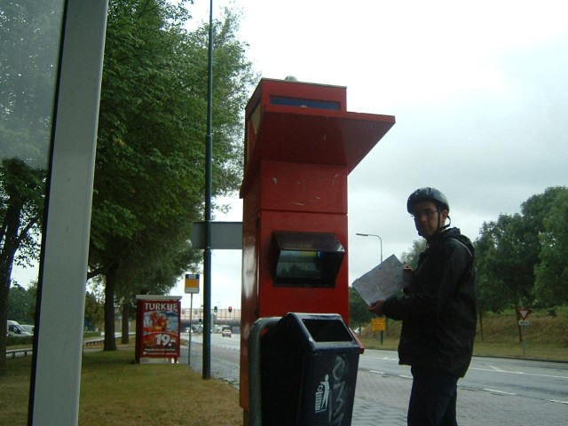 This machine was amazing. On the outskirts of Utrecht, I decided not to ride any further in the rain...