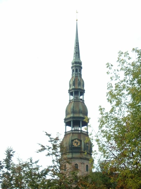 The spire of St. Peter's.