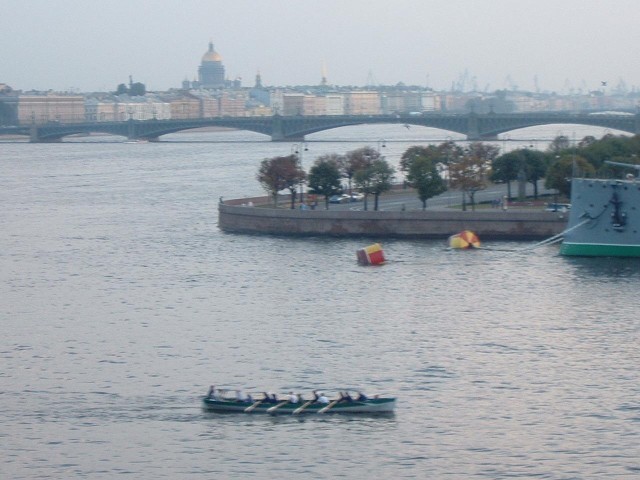 Rowers on the Neva.
