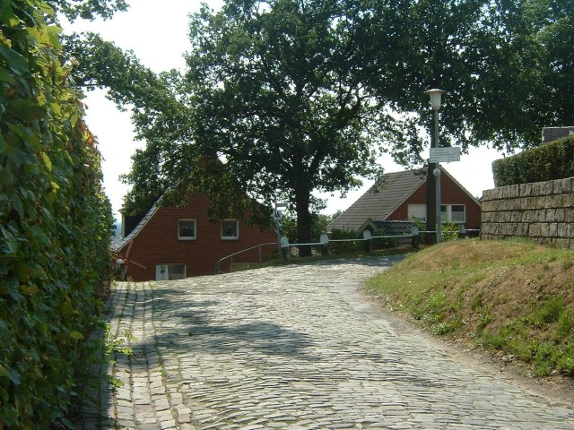 More cobbles. I'm following a signed cycle route here. The German cycle routes like to go over as ma...