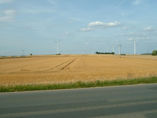 More wind turbines. These ones are near Ostermunzel.