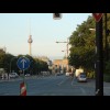Heading towards the Brandenburg Gate. Unlike the traffic lanes, the cycle lane carries on straight t...