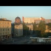 Narva in the early morning sunlight.