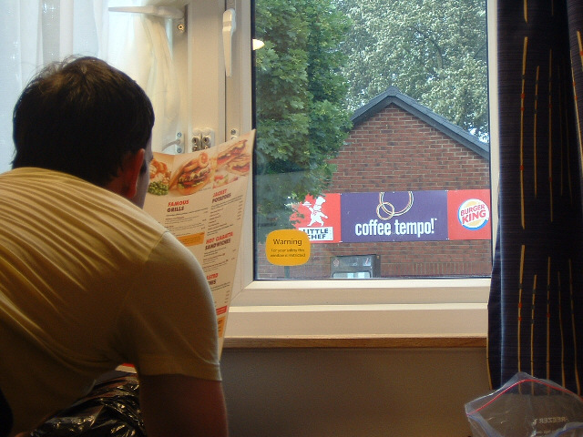 I think I know where I'm going for dinner. It was absolutely rammed in there, and considerably under...