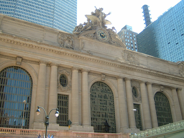 Here's the first of those two buildings: Grand Central Station. It has more platforms than any other...
