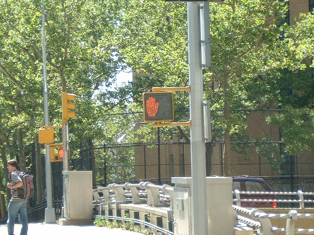 It's good to see that pedestrian lights now have pictograms on them. There's no more of that 'Don't ...