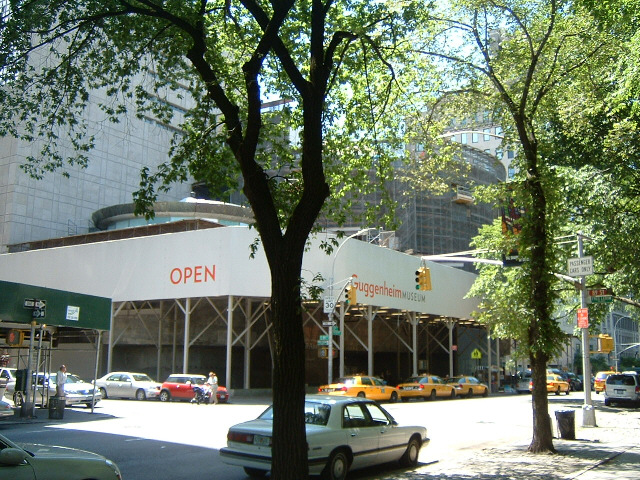 The Guggenheim isn't looking as swirly as I had expected.