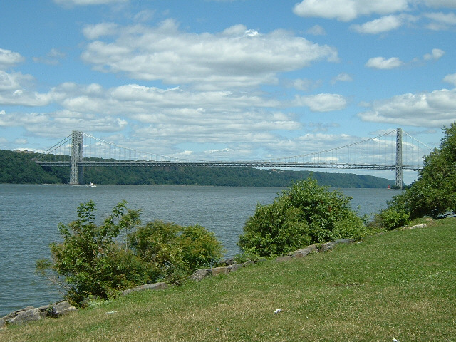 The George Washington Bridge, the third of today's three great bridges. It was also the world's long...